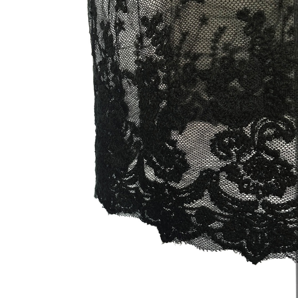 Urban Mango Black Cami Dress with Lace​​ - Picture 5 of 5